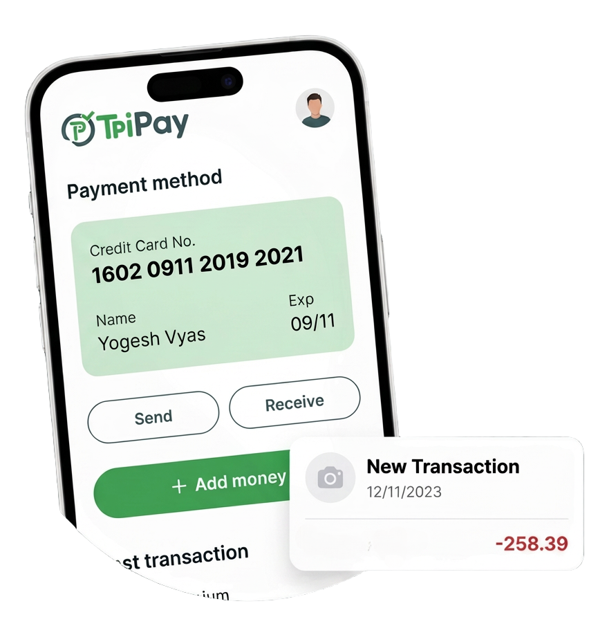 TPIPAY App Interface